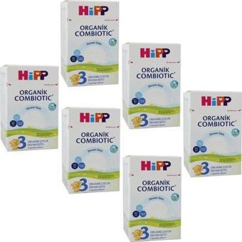 Hipp 3 Organik Combiotic Devam Sütü 6 Adet 800 gr