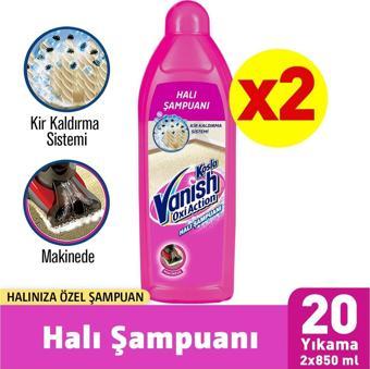 Vanish Kosla Halı Şampuanı Makine Yıkama 2 x 850 ml