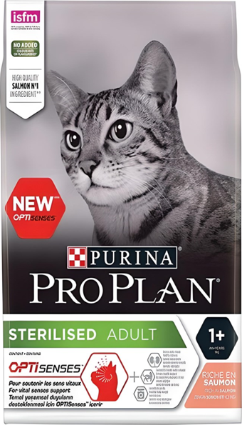 Pro Plan Kısırlaştırılmış Somonlu Yetişkin Kedi Maması 3 Kg - KONG