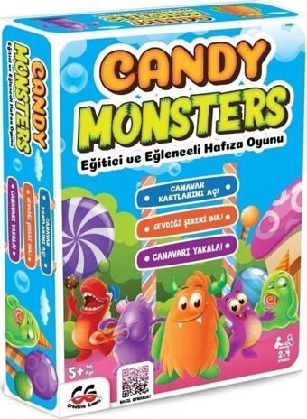 Ca Games Creative Games Oyuncak King Candy Monsters Eğitici Ve Eğlenceli Hafız Oyunu