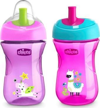 Chicco Pipetli Eğitim Bardağı 12 Kız