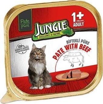 Jungle Dana Etli Pate Yetişkin Konserve Kedi Maması 100 Gr