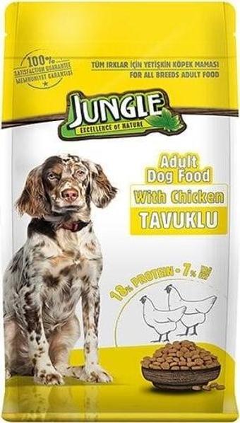 Jungle Tavuklu Yetişkin Köpek Maması 15 Kg