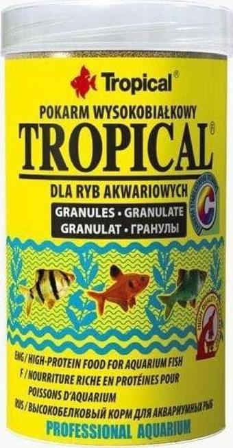 Tropical Granulat Yüksek Proteinli Granül Balık Yemi 100 Ml 50 Gr