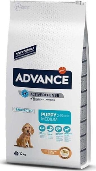 Advance Dog Puppy Medium Irk Köpek Maması 12 Kg