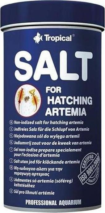 Tropical Salt For Hatchıng Artemia İyotsuz Artemia Kuluçka Tuzu 250 Ml 300 Gr