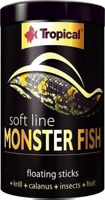 Tropical Softline Monster Fish Stick Büyük Etobur Balıklar için Çubuk Balık Yemi 1000 Ml 320 Gr