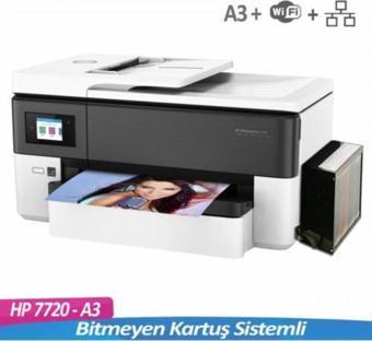 Hp Officejet Pro 7720 A3 Yazıcı Ve Bitmeyen Kartuş Sistemli + Anakart Yazılımlı