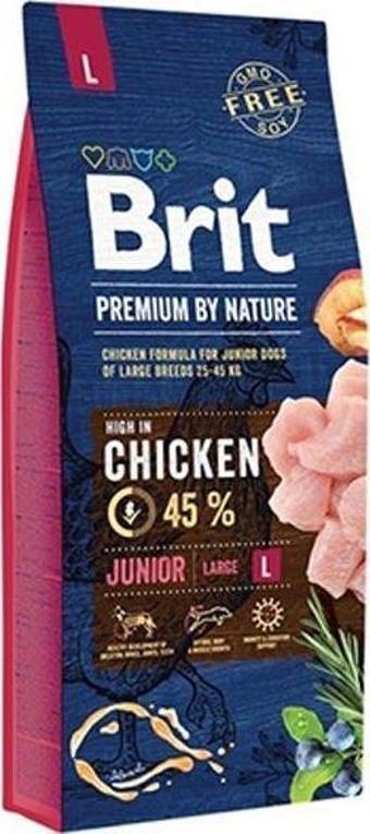 Brit Premium Nature Büyük Irk Tavuklu Yavru Köpek Maması 15 Kg