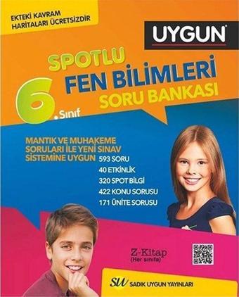 6.Sınıf Fen Bilimleri  Spotlu Soru Bankası - Sadık Uygun