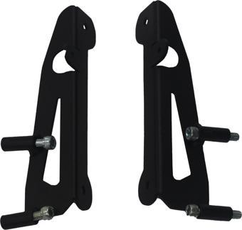 GP Kompozit Honda PCX 125 / 150 2011-2023 Uyumlu Arka Çanta Demiri Siyah