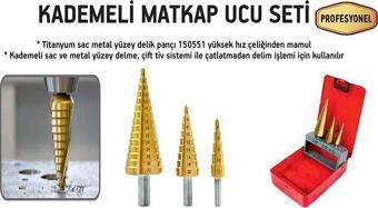 Satış Diyarı Üçlü Kademeli Matkap Ucu Seti