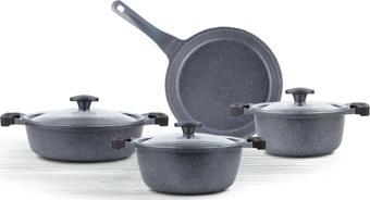 Thermoad Alüminyum Granit Döküm Graneu Model 7 Parça Set