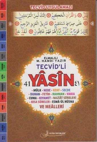 Tecvid'li 41 Yasin (Kod Fo39) - Elmalılı Muhammed Hamdi Yazır - Fetih Yayınları