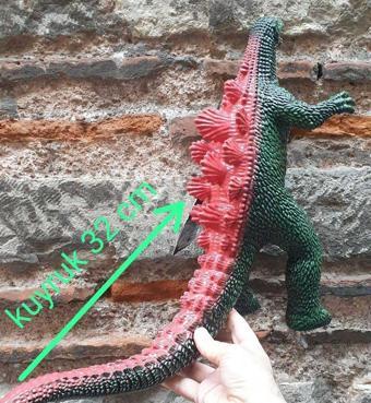 Hepsilazım Sesli Yumuşak Godzilla 68 Cm Dinazor Büyük Boy Oyuncak Dinozor Godzila