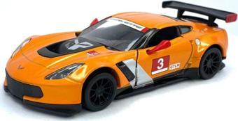 Kinsmart 2016 Corvette C7.r Çek Bırak 5inch. Lisanslı Model Araba , Oyuncak Araba 1:36