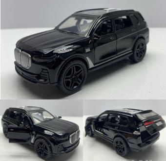 Hepsilazım Diecast, Metal Oyuncak Araba Bmw X7 Jip 12.5 Cm Çek Bırak Model Araba Bagaj Açılır