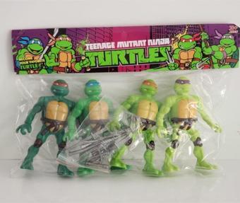 Suden Ninja Kaplumbağalar Işıklı Figür 4'lü Set Ninja Turtles