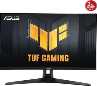 ASUS VG279QM1A TUF GAMING 27" LED IPS 1ms 280Hz 1920x1080 FullHD 2x HDMI 1xDP Multimedya (Vesa) ELMB Sync G-Sync Siyah M