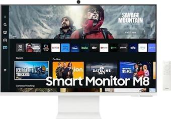 Samsung M8 M80C Ls32Cm801Uuxuf 32 3840X2160 60Hz 4Ms Hdmı Type-C Hdr10+ Akıllı Led Monitör
