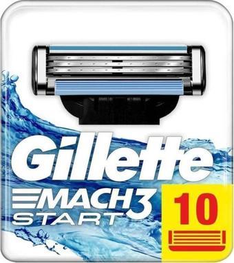 Gillette Mach3 Start Yedek Tıraş Bıçağı 10 Adet