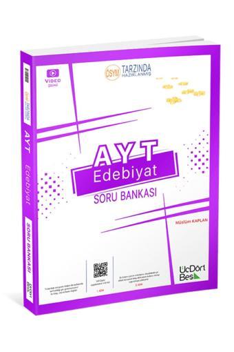 Üçdörtbeş Yayınları Ayt Edebiyat Soru Bankası - Üç Dört Beş Yayınları