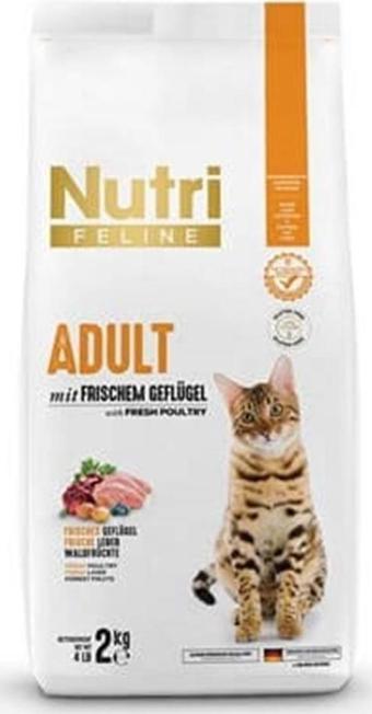 Nutri Feline Glutensiz Kümes Hayvanlı Düşük Tahıllı Yetişkin Kedi Maması 2kg