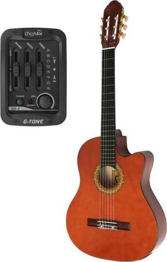 Almira MG917CE-WA Naturel Elektro Klasik Gitar