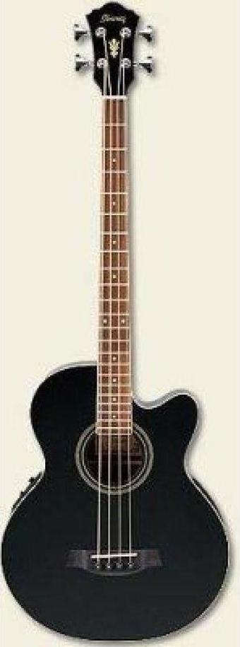 IBANEZ AEB8E-BK AEL Serisi Siyah Akustik Bas Gitar