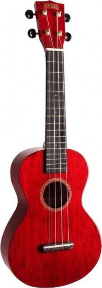 Mahalo Hano Series Concert Ukulele (Wine Red)