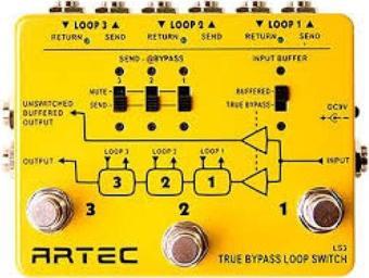 Artec LS3 - Üç Kanal Loop Switch Pedal