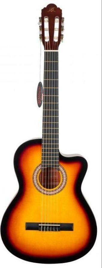 BARCELONA LC 3900 CBSB Cutaway Brown Sunburst Klasik Gitar