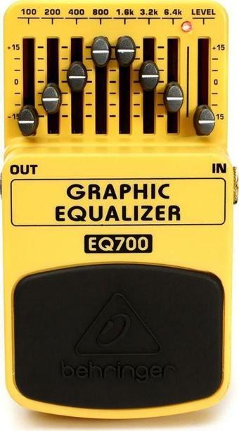 BEHRINGER EQ700 7-Bant Grafik Ekolayzer Pedal