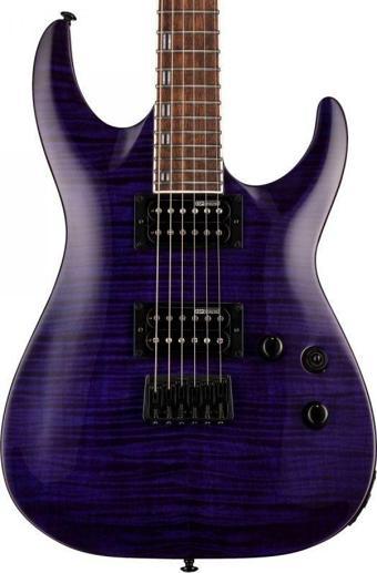 ESP LTD H-200 FM See Thru Purple Elektro Gitar