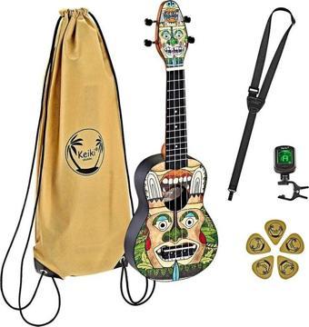 Ortega K2-TM Keiki Sopranino Ukulele Set (Totem)