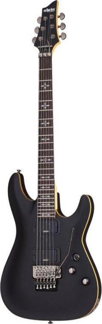 Schecter Demon-6 FR SBK Elektro Gitar (Aged Black Satin)