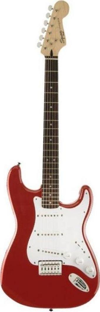 Squier MM Strat Hard Tail Red Elektro Gitar