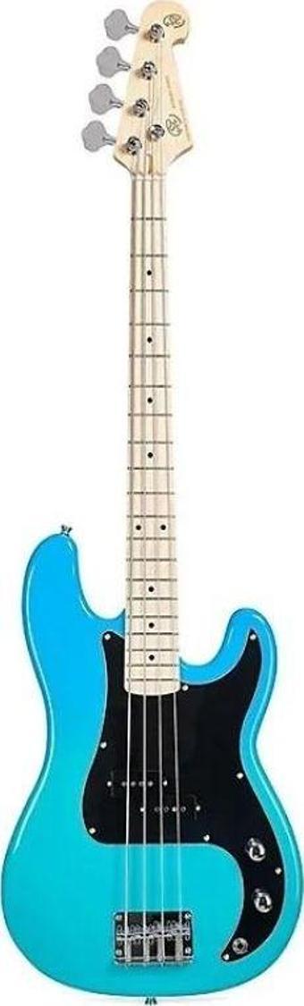SX SBM2 Bas Gitar (Blue Glow)