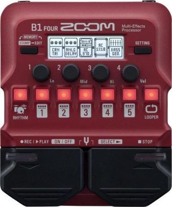 Zoom B1 FOUR Bass Multi-Efekt Prosesörü