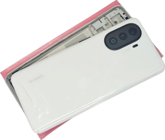 Huawei Nova Y70 Kasa Ekran Çıtası Arka Pil Batarya Kapağı Beyaz