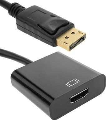 POWERMASTER PM-34219 DISPLAY PORT TO HDMI DİŞİ 10 CM ÇEVİRİCİ KABLO