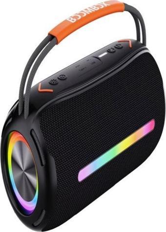 Ultratekno Boombox360 20W Su Geçirmez Taşınabilir RGB Işıklı Bluetooth Hoparlör Tws Speaker Bt 5.1