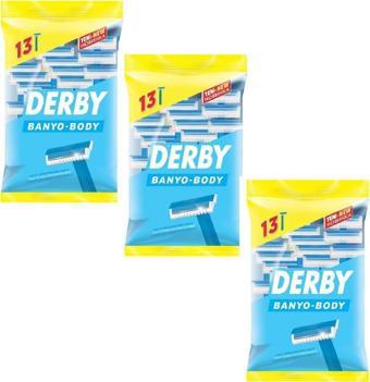 Derby Tıraş Bıçağı Banyo 10+3 Body x 3 ADET