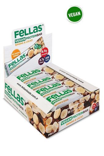 Vegan Protein Bar - Muzlu Ve Kakaolu 40g X 12 Adet