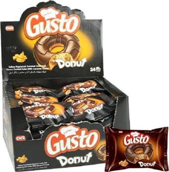 Cici Gusto Donut Karamelli Kek 40 gr. 24'Lü (1 Kutu)