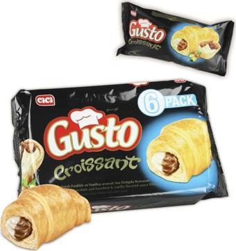 Cici Gusto Kruvasan Çikolata Vanilyalı 40 gr. 6 Adet (1 Kutu)