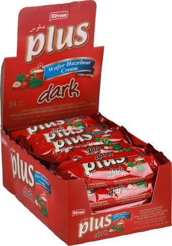 Elvan Plus Dark Gofret 13 gr. 24Lü (1 Paket)