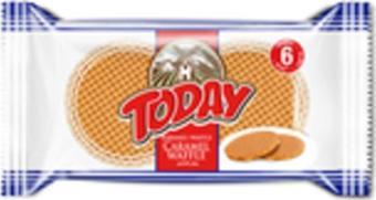 Elvan Today Caramel Waffle 132 gr. 6Lı (1 Paket)