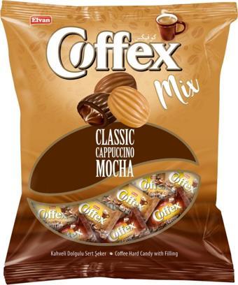 Elvan Coffex Mix (Kahve-Cappuccino-Mocha) 1000 gr. (1 Poşet)