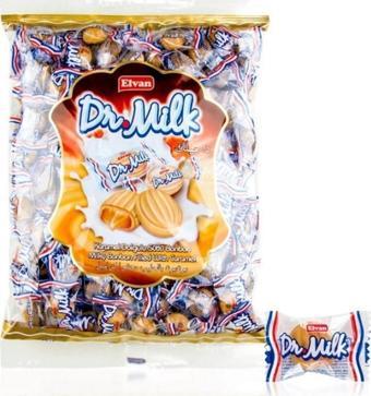 Elvan Dr. Milk Karamelli Şeker 1000 Gr. (1 Poşet)